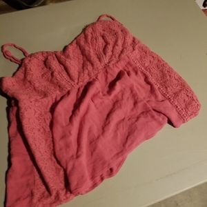 TORRID baby doll tank pink size 3
